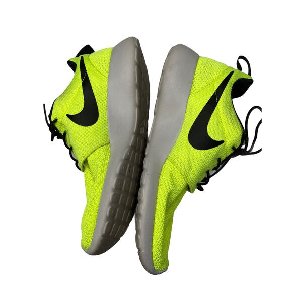 Nike Roche Neon Green & black NIKEiD size 8.5 - Picture 4 of 8
